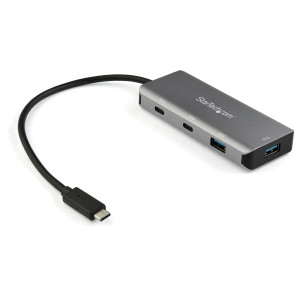 StarTech.com HB31C2A2CB hub de interface USB 3.2 Gen 2 (3.1 Gen 2) Type-C 10000 Mbit s Preto, Cinzento