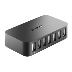 D-Link DUB-H7 USB 2.0 Type-B 480 Mbit s Preto 2