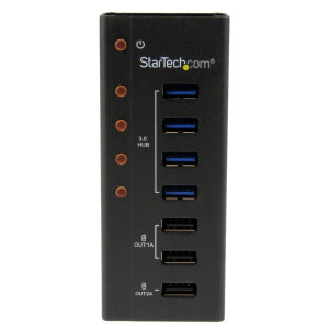 StarTech.com ST4300U3C3 hub de interface USB 3.2 Gen 1 (3.1 Gen 1) Type-B 5000 Mbit s Preto 2