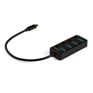 StarTech.com HB30C4AIB hub de interface USB 3.2 Gen 1 (3.1 Gen 1) Type-C 5000 Mbit s Preto