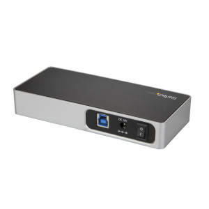 StarTech.com HB30C5A2CSC hub de interface USB 3.2 Gen 1 (3.1 Gen 1) Type-B 5000 Mbit s Preto, Prateado 2