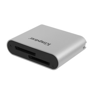 Kingston Technology Workflow SD Reader Preto, Prateado 2