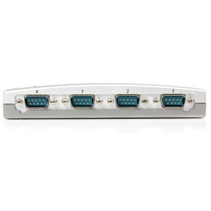 StarTech.com ICUSB2324 hub de interface USB Prateado 2