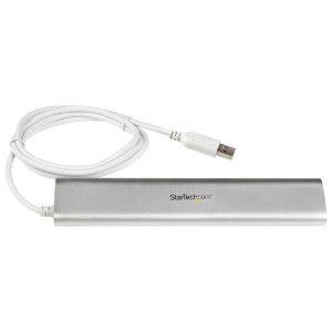 StarTech.com ST73007UA hub de interface USB 3.2 Gen 1 (3.1 Gen 1) Type-A 5000 Mbit s Prateado, Branco 2