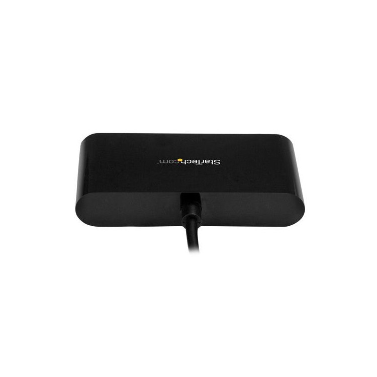 StarTech.com ST4200MINIC hub de interface USB 2.0 Type-C 480 Mbit s Preto