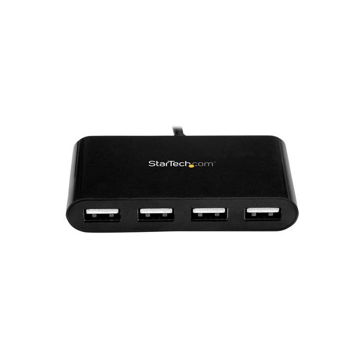 StarTech.com ST4200MINIC hub de interface USB 2.0 Type-C 480 Mbit s Preto
