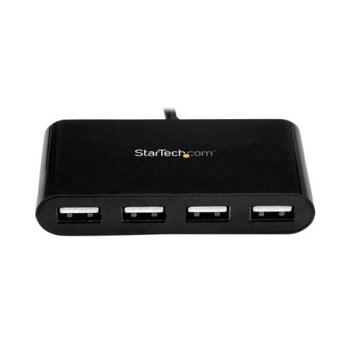 StarTech.com ST4200MINIC hub de interface USB 2.0 Type-C 480 Mbit s Preto StarTech.com ST4200MINIC hub de interface USB 2.0 Type-C 480 Mbit s Preto