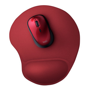 Trust 20429 tapete de rato Vermelho 2