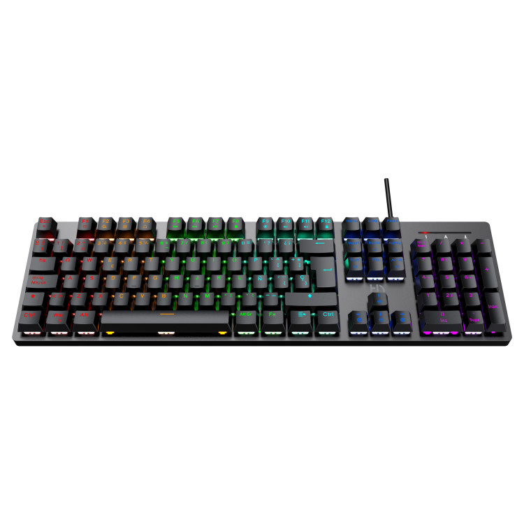 Hiditec Pack GK400 teclado Rato incluído Jogos USB Preto
