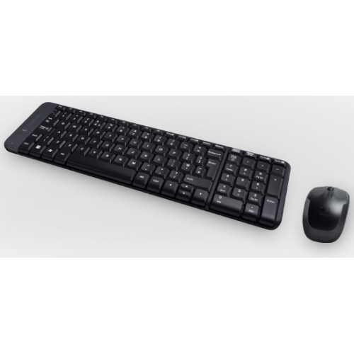 Logitech Wireless Combo MK220 teclado Rato incluído Escritório USB Espanhol Preto Logitech Wireless Combo MK220 teclado Rato incluído Escritório USB Espanhol Preto