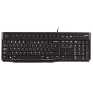 Logitech Keyboard K120 for Business teclado Universal USB QWERTY Espanhol Preto
