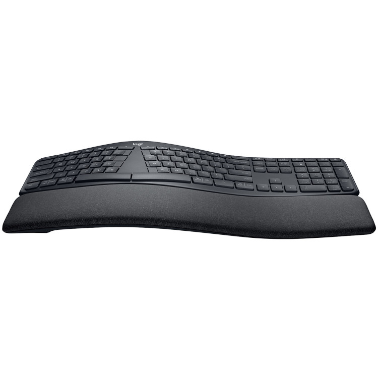 Logitech ERGO K860 teclado Escritório RF Wireless + Bluetooth QWERTY Espanhol Grafite