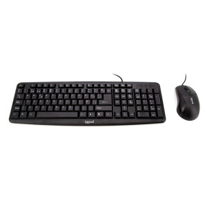 iggual COM-CK-BASIC teclado Rato incluído Universal USB QWERTY Espanhol Preto