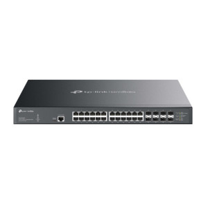 TP-Link Omada SX3832MPP switch de rede Gerido L2+ 10G Ethernet (100 1000 10000) Power over Ethernet (PoE) DIN rail Preto