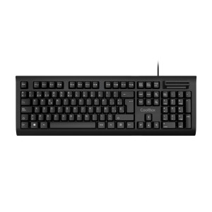 CoolBox COO-TEC04DNI teclado Escritório USB QWERTY Espanhol Preto