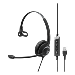 EPOS IMPACT SC 230 USB MS II Auscultadores Com fios Fita de cabeça Escritório Call center USB Type-A Preto