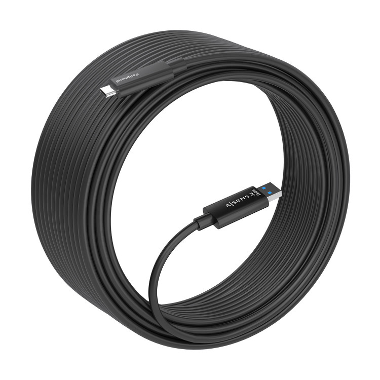 AISENS A157-0926 cabo USB USB 3.2 Gen 2 (3.1 Gen 2) 25 m 2 x USB A USB C Preto