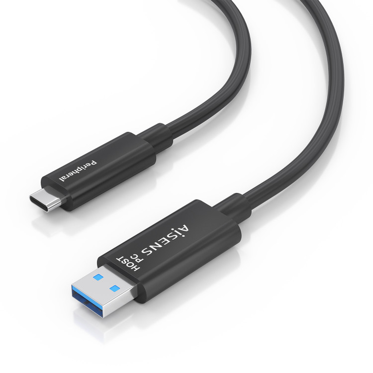 AISENS A157-0926 cabo USB USB 3.2 Gen 2 (3.1 Gen 2) 25 m 2 x USB A USB C Preto