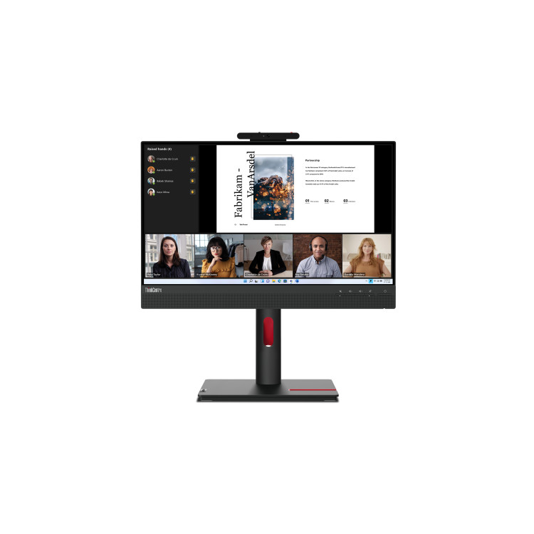 Lenovo ThinkCentre Tiny-In-One 22 Gen 5 LED display 54,6 cm (21.5") 1920 x 1080 pixels Full HD Ecrã táctil Preto
