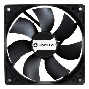 UNYKAch 80.120.25 Sistema de Arrefecimento de Computador Caixa de computador Ventoinha 12 cm Preto 2