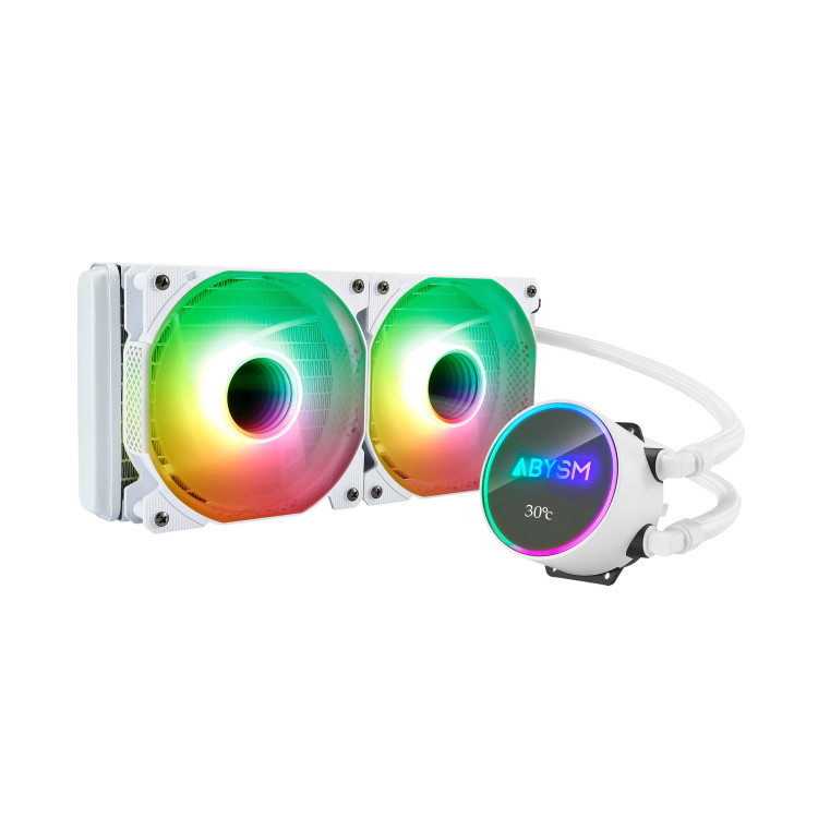 ABYSM Artic White 240 ARGB Processador Refrigerador líquido all-in-one 12 cm