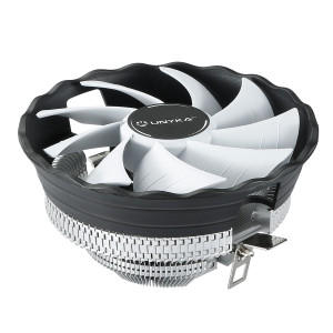 UNYKAch UK532022 Sistema de Arrefecimento de Computador Processador Arrefecimento a ar 12 cm Transparente, Preto, Cinzento 1
