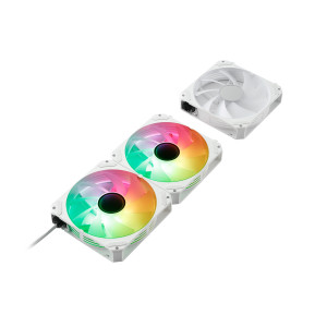 ABYSM Arclight 2.0 ARGB Caixa de computador Ventoinha 12 cm Branco 3 unidade(s)