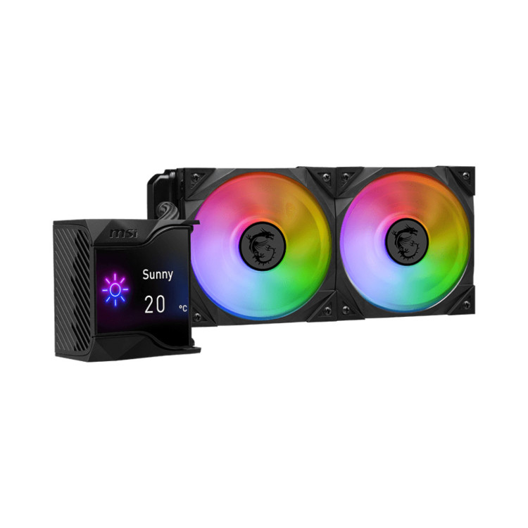 MSI MPG Coreliquid D240 Processador Kit de arrefecimento líquido 12 cm Preto 1 unidade(s)