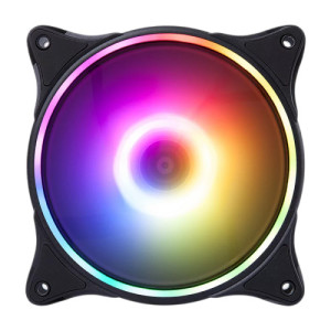Hiditec N18 ARGB Caixa de computador Ventoinha 12 cm Preto