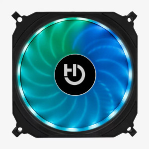 Hiditec N10 Caixa de computador Ventoinha 12 cm Preto 1 unidade(s)