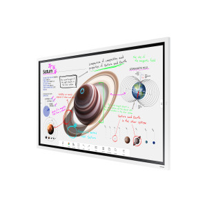 Samsung WM55B Quadro Interativo 139,7 cm (55") 3840 x 2160 pixels Ecrã táctil Cinzento, Branco 2