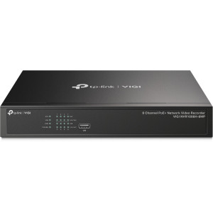 TP-Link VIGI NVR1008H-8MP gravador de vídeo em rede (NVR) Preto