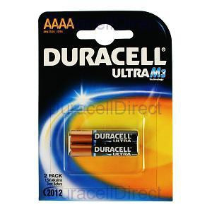 Duracell MX2500 pilha Bateria descartável AAAA Alcalino