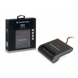 Conceptronic SCR01B leitor de smart card USB USB 2.0 Preto 2