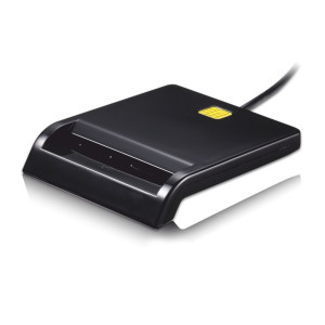 TooQ TQR-210B leitor de smart card Interior USB 2.0 Preto