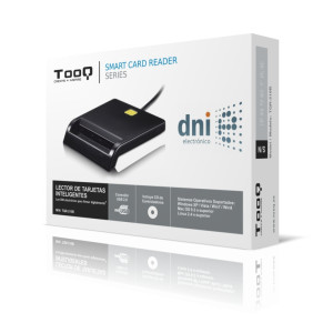 TooQ TQR-210B leitor de smart card Interior USB 2.0 Preto 2