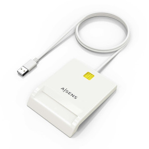 AISENS ASCR-SN07-W leitor de smart card Interior USB USB 2.0 Branco 2