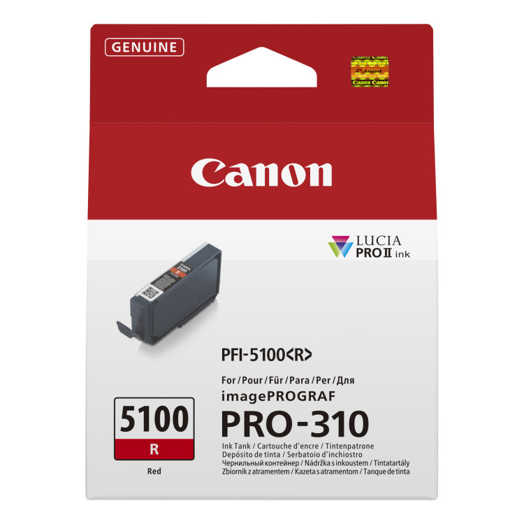 Canon PFI-5100 R tinteiro 1 unidade(s) Original Vermelho