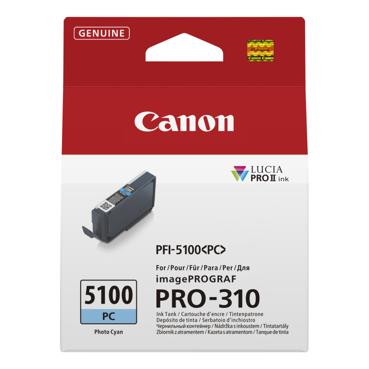 Canon PFI-5100 PC tinteiro 1 unidade(s) Original Ciano foto
