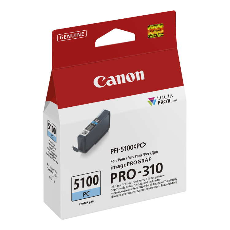 Canon PFI-5100 PC tinteiro 1 unidade(s) Original Ciano foto