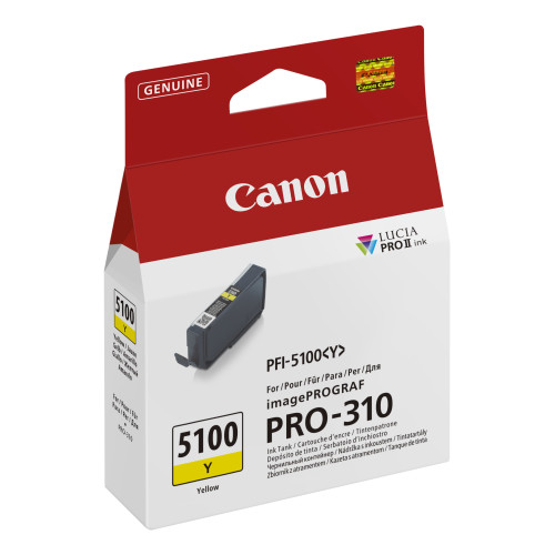 Canon PFI-5100 Y tinteiro 1 unidade(s) Original Amarelo Canon PFI-5100 Y tinteiro 1 unidade(s) Original Amarelo