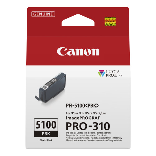 Canon PFI-5100 PBK tinteiro 1 unidade(s) Original Foto preto