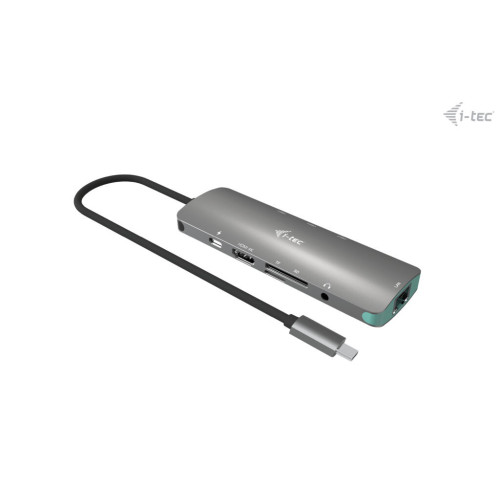 i-tec C31NANOLANPD100 base & duplicador de portas Com fios USB 3.2 Gen 1 (3.1 Gen 1) Type-C Cinzento i-tec C31NANOLANPD100 base & duplicador de portas Com fios USB 3.2 Gen 1 (3.1 Gen 1) Type-C Cinzento