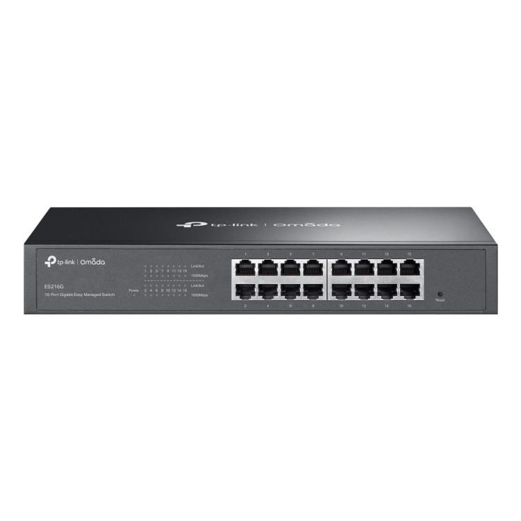TP-Link Omada ES216G switch de rede Gerido L2 Gigabit Ethernet (10 100 1000) Preto