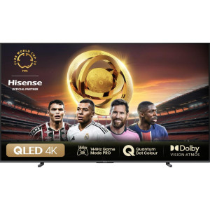 Hisense QLED Smart TV 100E7NQ 2,54 m (100") 4K Ultra HD Wi-Fi Cinzento 400 cd m²