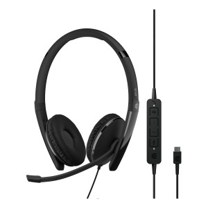 EPOS ADAPT 160T ANC USB-C Auscultadores Com fios Fita de cabeça Escritório Call center USB Type-C Preto 2
