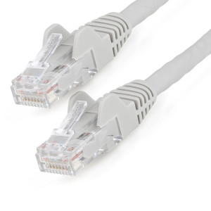 StarTech.com N6LPATCH3MGR cabo de rede Cinzento 3 m Cat6 U UTP (UTP)