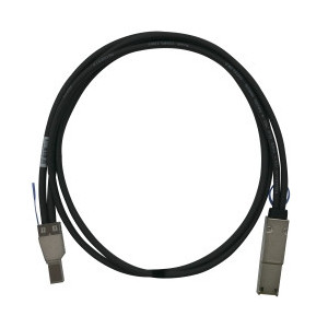 QNAP CAB-SAS05M-8644-8088 cabo Serial Attached SCSI (SAS) 1 m Preto, Metálico