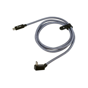 Equip 128421 Cabo de ficha USB 3.2 Gen 2x2 C para C U, 1,0 m, preto, M M, PD240W, 4K 60Hz, 20Gbps