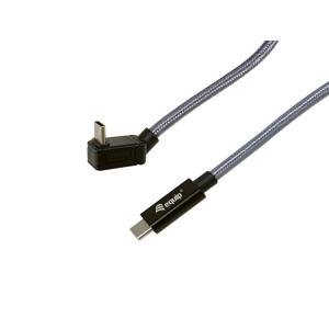 Equip 128422 Cabo de ficha USB 3.2 Gen 2x2 C para C U, 2,0 m, preto, M M, PD240W, 4K 60Hz, 20Gbps 2